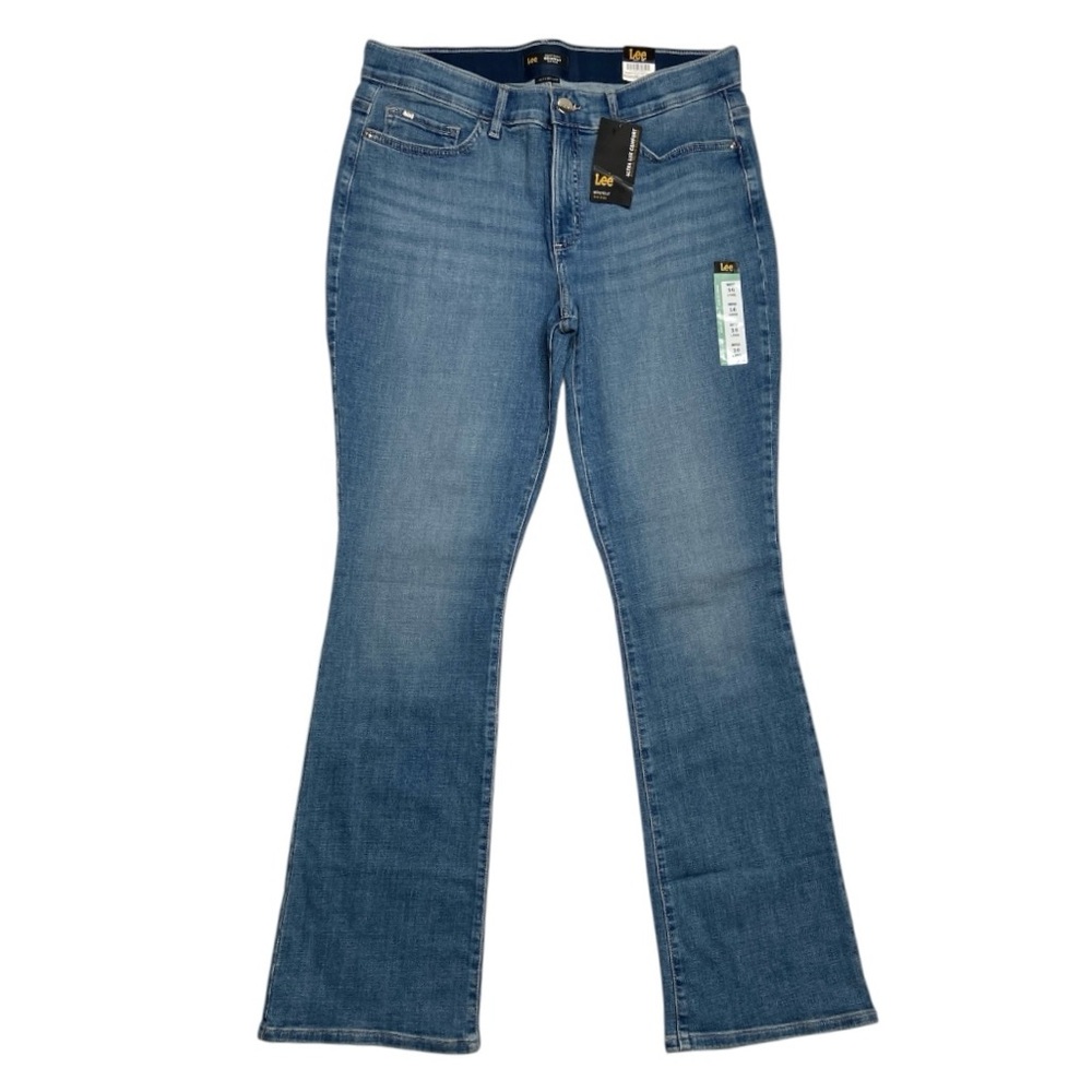 Lee Regular Fit Mid Rise Bootcut Flex Motion Jean Size 16 Long